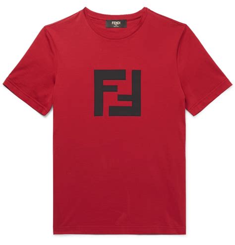 red fendi t shirt saks|Fendi outlet online.